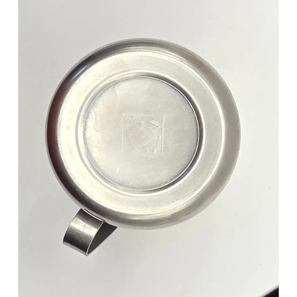 VTG VEV Vigano Inox 18/10 Stainless Steel Milk Frothing Pitcher Italy Mod Dep